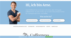 Desktop Screenshot of coffeeness.de